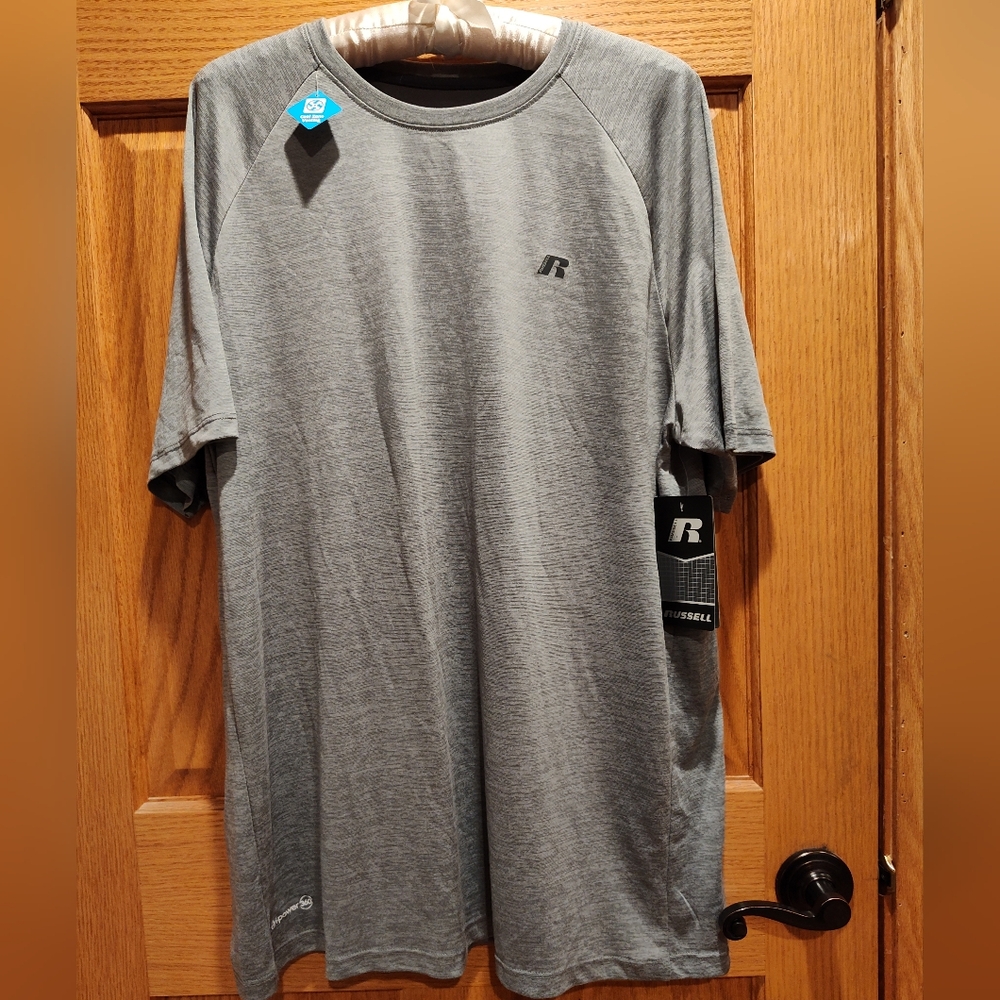 NWT Mens L Russell Athletic Gray T-Shirt